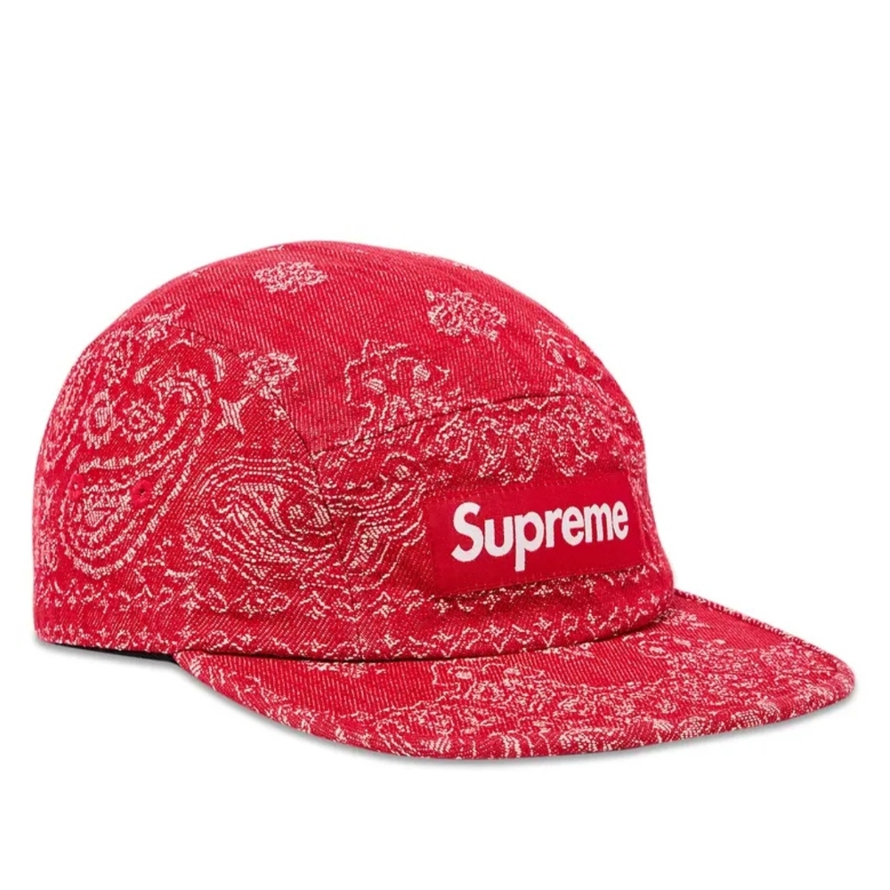 Supreme Red Paisley Cap